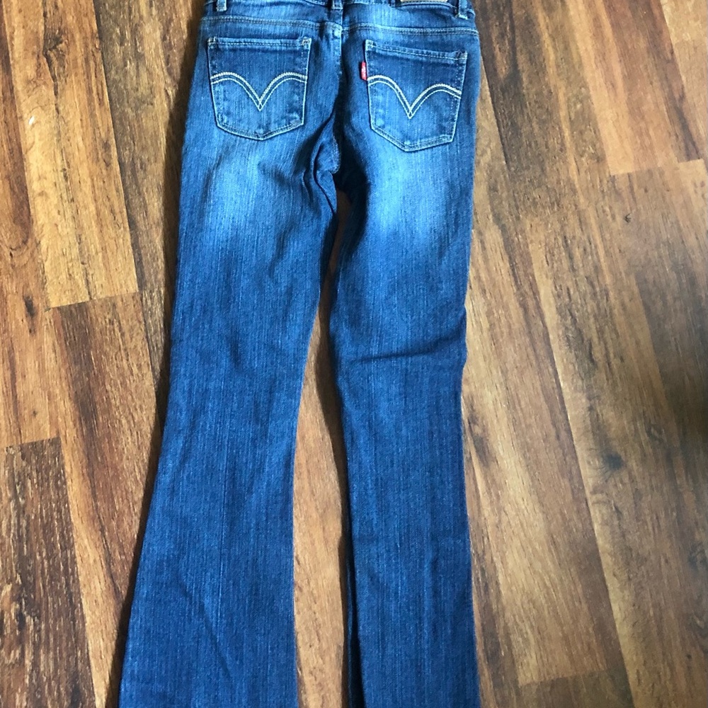 Levi Strauss $ Co size 8 Flare Leg Skinny Jeans
